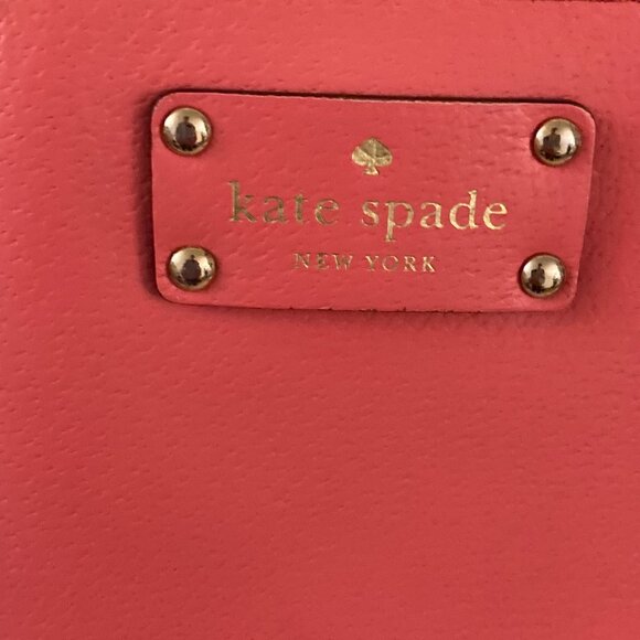 Kate Spade Wellsley Lg Leather Tote, Flamingo Pink - Picture 4 of 16